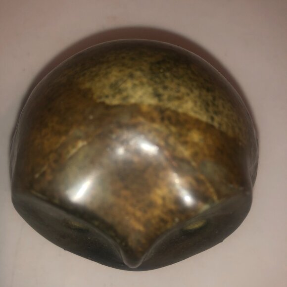 Vintage Owl Art Pottery Figurine Mid Century 3" - Picture 6 of 8